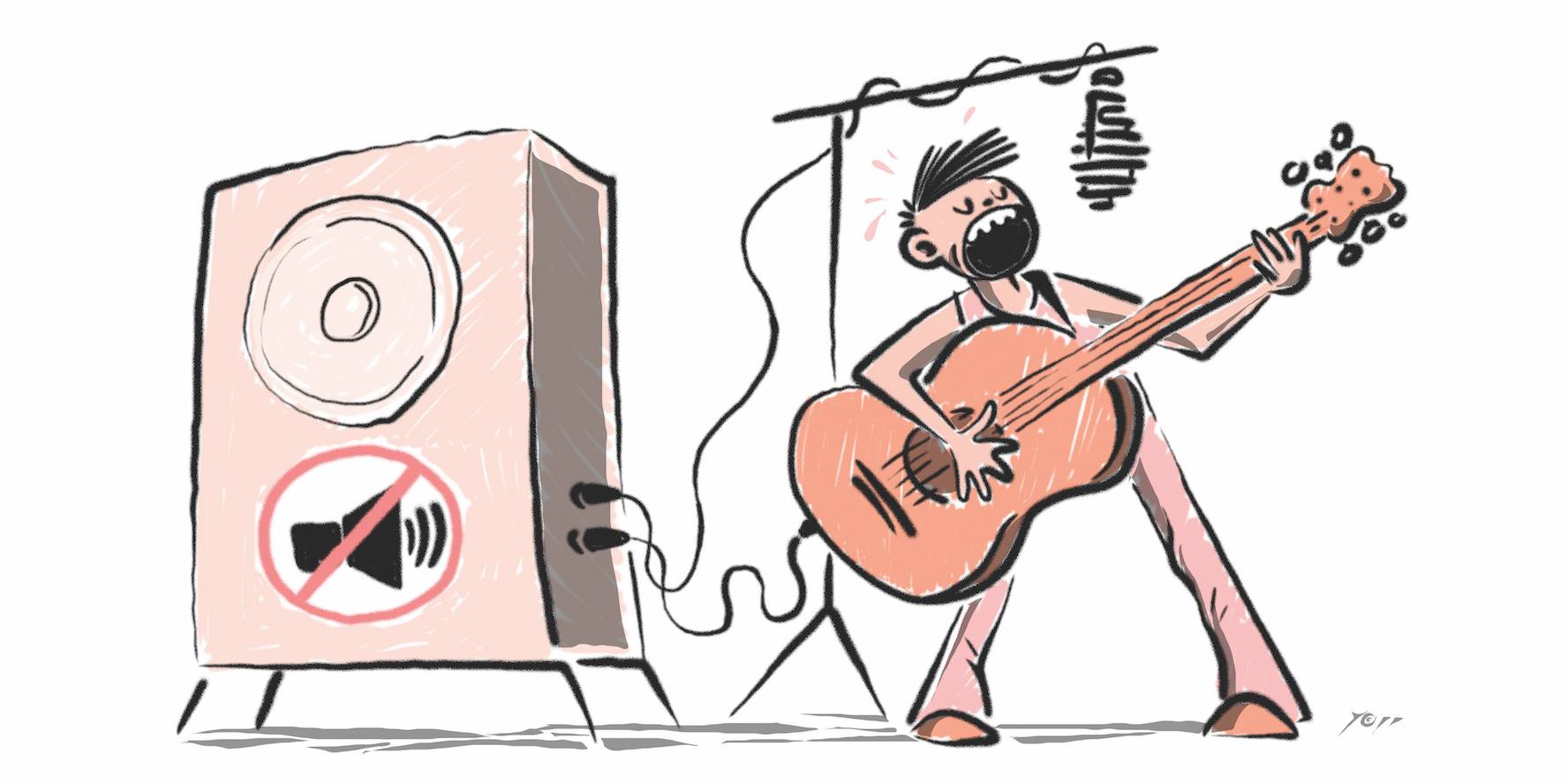 אם עץ מנגן לבד ביער