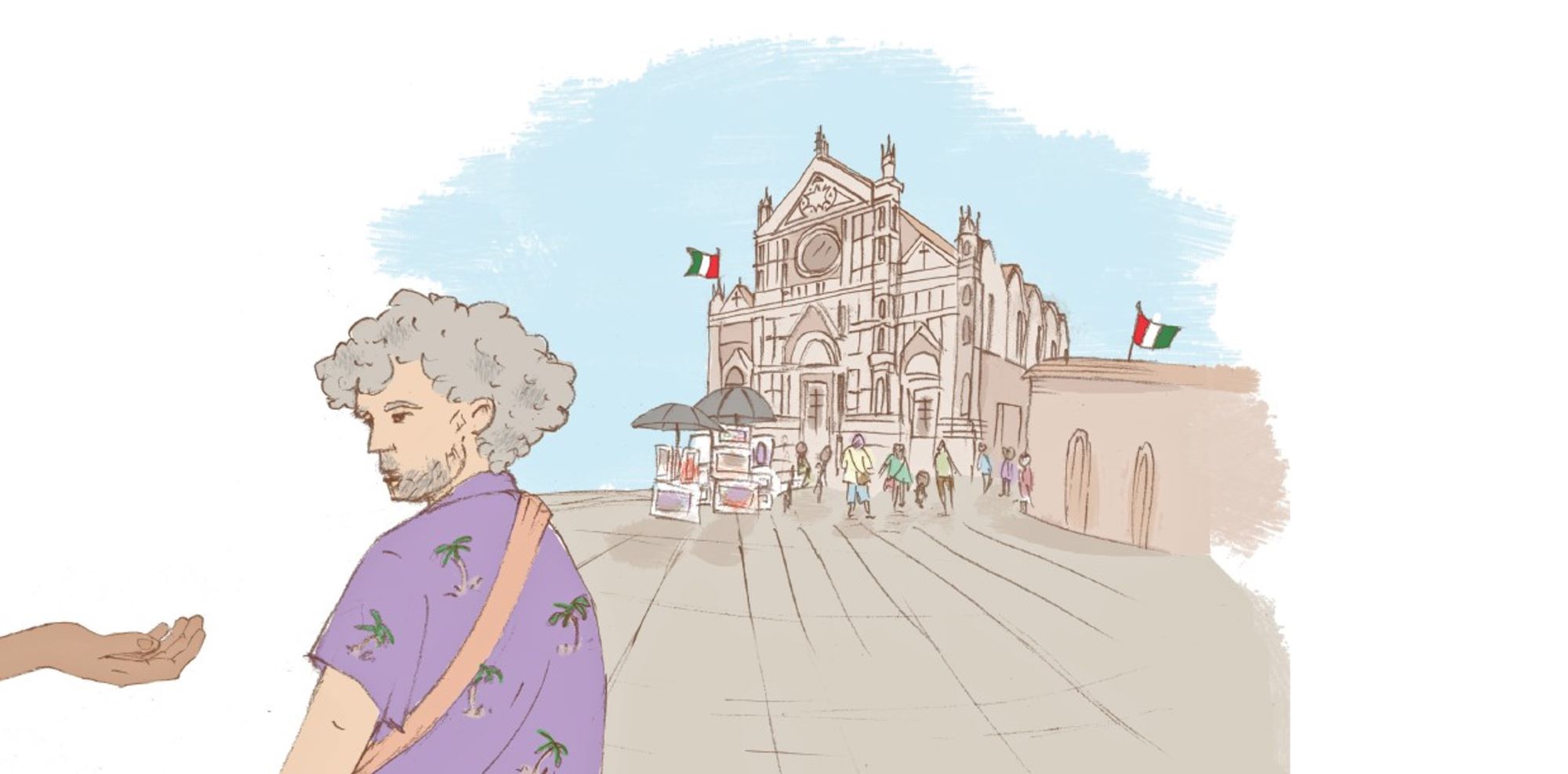 תמונות קשות: גבי ניצן יוצא תייר פראייר בטוסקנה, לשמחתו הגדולה